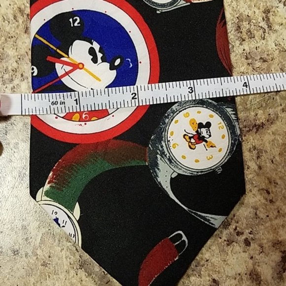 Vintage Mickey Mouse Clock Tie • Disney - Picture 4 of 7